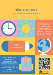 Las ludotecas municipales de Guadalajara ofrecen los ‘Días sin cole’ para que las familias puedan conciliar en jornadas laborables cuando no haya clase