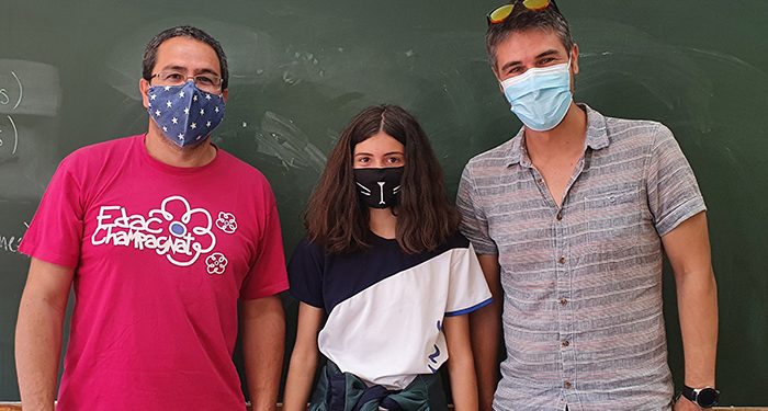 Raquel García, alumna del colegio Marista Champagnat, ganadora del 24º concurso internacional de cuentos de la Fundación Mainel