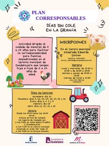 Comienza ‘Corresponsables sin cole en la granja’, con excursiones a la ‘Huerta La Limpia’ los días sin clase que sean laborables