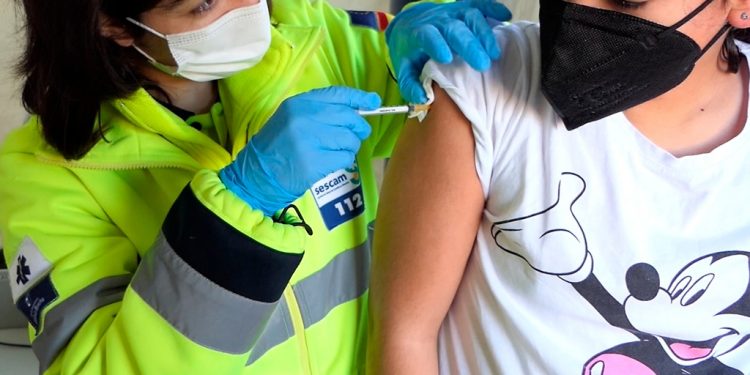 Guadalajara inicia la vacunación frente a la Covid-19 del grupo de niños y niñas de entre 9 y 11 años