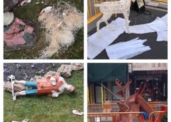 El Ayuntamiento de Cuenca pide colaboración ciudadana para localizar a los que han destrozado el Belén de la Plaza de la Hispanidad