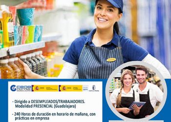 Abierto el plazo de inscripción para el curso de actividades auxiliares de comercio de CEOE-Cepyme Guadalajara