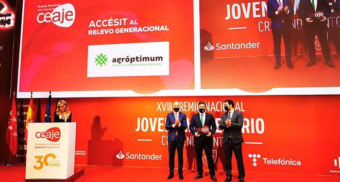 Aje Cuenca felicita a Agróptimum por su reconocimiento en los premios nacionales de CEAJE