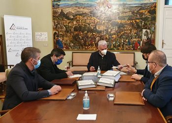 Diputación de Guadalajara y Tragsa firman el replanteo para iniciar la automatización de la planta de residuos de Torija