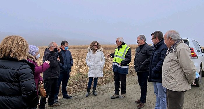 Ejecutado al 50 por ciento el camino de San Andrés del Congosto 1 Ejecutado al 50 por ciento el camino de San Andrés del Congosto