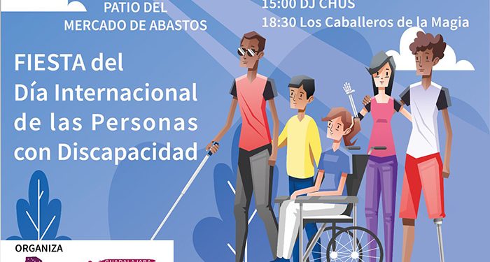 El Ayuntamiento de Guadalajara organiza, por primera vez, una jornada festiva para celebrar el Día Internacional de las Personas con Discapacidad