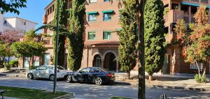 el bulevar de las acacias es uno de los emplazamientos que se han barajado para ubicar las dependencias de la policia local de azuqueca