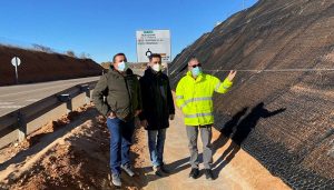 El Gobierno regional acomete obras de estabilización de talud en la CM-3124 a su paso por Quintanar del Rey con un importe de 163.000 euros