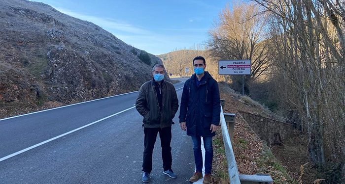 El Gobierno regional acomete obras de mejora en la CM-2100 entre las localidades de Tórtola y Valeria con un presupuesto de 970.000 euros