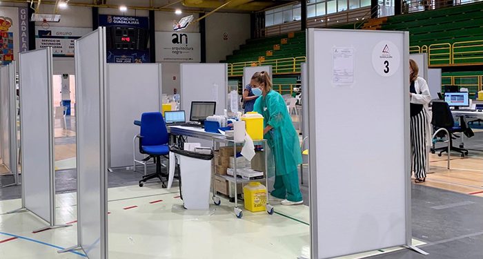 El Polideportivo San José reabre a partir del 10 de enero como servicio de vacunación centralizada frente a la Covid-19