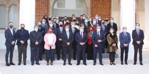 Eurocaja Rural asiste a la recepción de los protagonistas de los XXV Galardones Empresariales Fedeto 2021, en el Palacio de Fuensalida