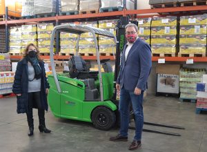 Eusebio Robles reitera la colaboración del Gobierno regional con el Banco de Alimentos y agradece el trabajo que realizan en Guadalajara