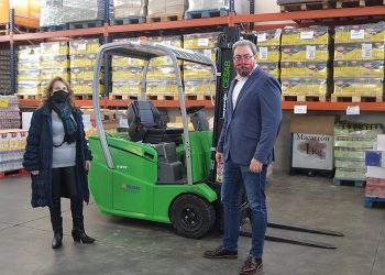 Eusebio Robles reitera la colaboración del Gobierno regional con el Banco de Alimentos y agradece el trabajo que realizan en Guadalajara