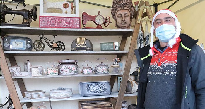 La artesanía más variada, en el Mercado Navideño de Cabanillas