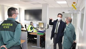 La Comandancia de la Guardia Civil de Cuenca recibe al Vicerrector del Campus Universitario conquense