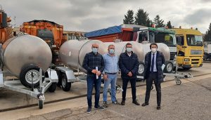 La Diputación de Guadalajara adquiere cinco nuevas cisternas de agua de 3.000 litros