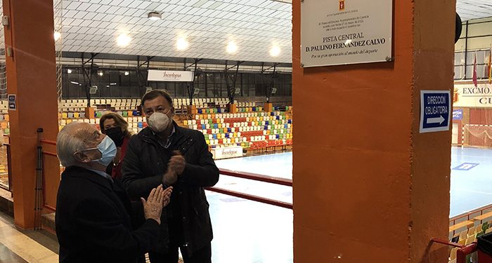 La pista central de El Sargal ya lleva el nombre de Paulino Fernández Calvo 1 La pista central de El Sargal ya lleva el nombre de Paulino Fernández Calvo
