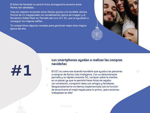 Los mejores consejos para disfrutar de estas navidades con el vivo V21 5G 1 Los mejores consejos para disfrutar de estas navidades con el vivo V21 5G