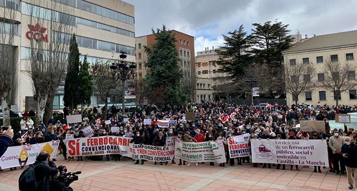 Manifiesto por Cuenca rechaza rotundamente las declaraciones del consejero de Fomento sobre la manifestación en defensa del tren en Cuenca
