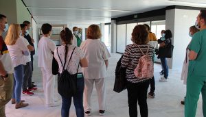 Más de 300 profesionales del Área Integrada de Guadalajara han podido recorrer ya las instalaciones del edificio de ampliación del Hospital Universitario de Guadalajara