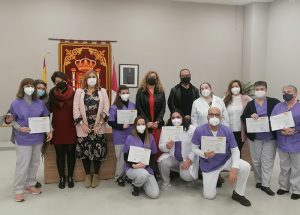 Ocho personas se forman en ‘Atención sociosanitaria en el domicilio’ gracias al programa Recual de Villanueva de la Torre