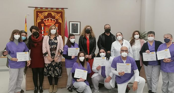 Ocho personas se forman en ‘Atención sociosanitaria en el domicilio’ gracias al programa Recual de Villanueva de la Torre