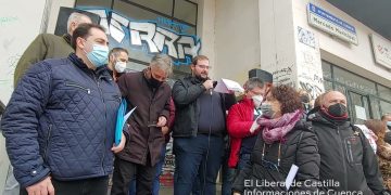 Vídeo. Manifiesto en Cuenca  en defensa del tren convencional