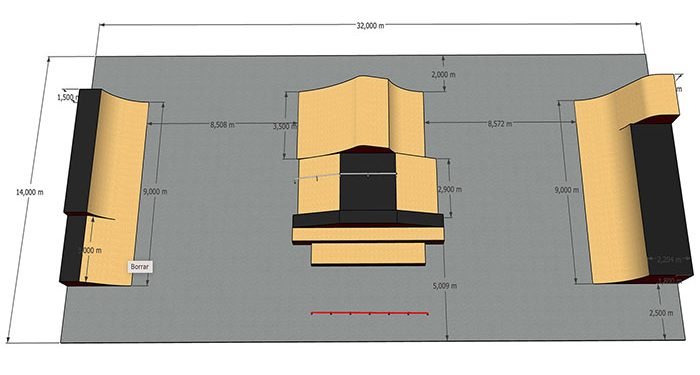 A punto de comenzar las obras de un «skate park» en el nuevo parque Elena de la Cruz de Cabanillas
