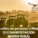 Adesercu apoya la manifestación convocada el domingo en Madrid por Alma Rural y pide la participación de la comarca de la Serranía