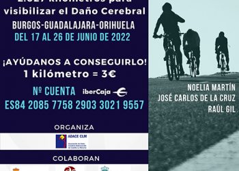 Más de 2.000 kilómetros en bicicleta siguiendo la Ruta del Cid para visibilizar el daño cerebral
