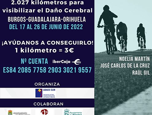Más de 2.000 kilómetros en bicicleta siguiendo la Ruta del Cid para visibilizar el daño cerebral 1 Más de 2.000 kilómetros en bicicleta siguiendo la Ruta del Cid para visibilizar el daño cerebral