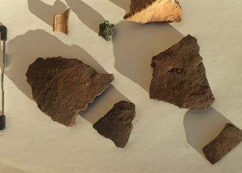 Encuentran cerámica de la Edad del Bronce y construcciones del siglo VIII en el castillo de Huélamo