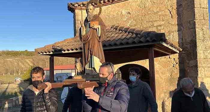 Cogolludo recupera la celebración de San Antón tras la pandemia