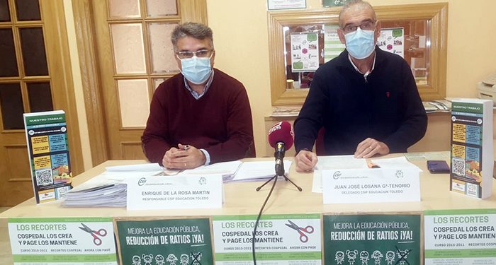 CSIF denuncia que hay bajas de docentes sin cubrir