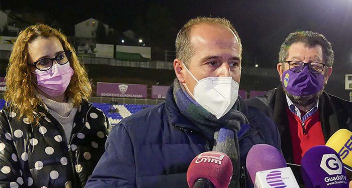 El Ayuntamiento inicia la cesión del campo de fútbol Pedro Escartín al CD Guadalajara