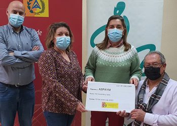 El Colegio de Aparejadores, Arquitectos Técnicos e Ingenieros de Edificación dona el 0.7% de su presupuesto a ASPAYM Cuenca