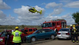 El Servicio de Emergencias 1-1-2 de Castilla-La Mancha ha coordinado la actuación en 108 accidentes de tráfico graves durante el segundo semestre de 2021