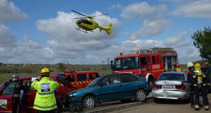 El Servicio de Emergencias 1-1-2 de Castilla-La Mancha ha coordinado la actuación en 108 accidentes de tráfico graves durante el segundo semestre de 2021
