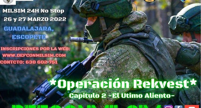 Escopete acoge el segundo capítulo de DefconMilsim de simulación militar