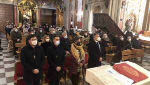 La Iglesia de la Virgen de la Luz acoge la tradicional misa en la festividad de San Antón