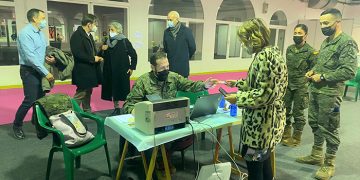 Las instituciones provinciales destacan “el buen ritmo” de la vacunación en el recinto ferial ´La Hípica´