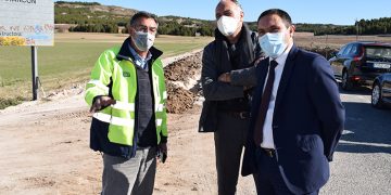 Las obras del carril peatonal entre Tarancón y la ermita de la Virgen de Riánsares superan el 60 por ciento de ejecución