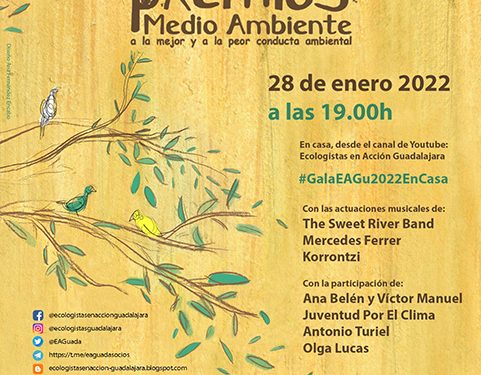 Mercedes Ferrer, Korrontzi, The Sweet River Band y Ana Belén y Víctor Manuel estarán en la Gala de Ecologistas en Acción de Guadalajara 1 Mercedes Ferrer, Korrontzi, The Sweet River Band y Ana Belén y Víctor Manuel en la Gala de Ecologistas en Acción de Guadalajara