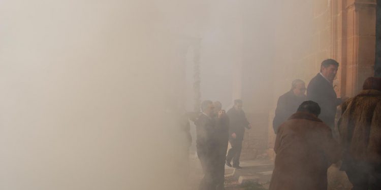 Culebras. El humo protector de las sabinas por San Sebastián
