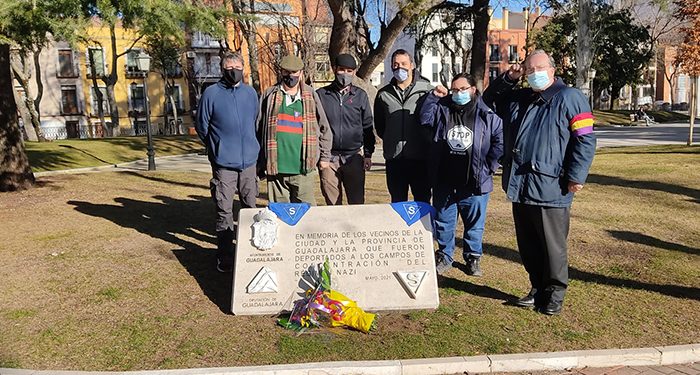 Unidas PODEMOS-IU homenajea a los guadalajareños deportados a campos nazis en el día de las víctimas del Holocausto