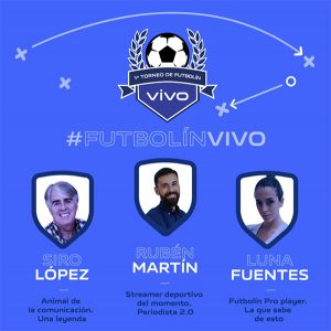 vivo lanza el primer “torneo” de futbolín en Twitch