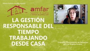 AMFAR ofrece las claves para teletrabajar con una correcta organización del tiempo