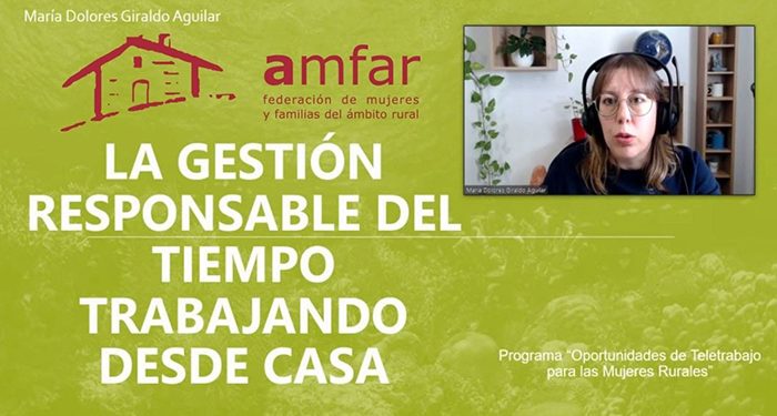 AMFAR ofrece las claves para teletrabajar con una correcta organización del tiempo