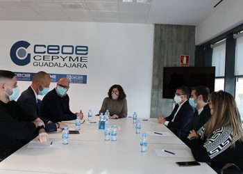CEOE-Cepyme Guadalajara y el Grupo Popular Provincial mantienen un encuentro de trabajo