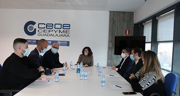 CEOE-Cepyme Guadalajara y el Grupo Popular Provincial mantienen un encuentro de trabajo